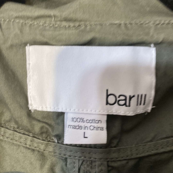 bar III Green Lightweight Jacket - Large - Picture 2 of 3
